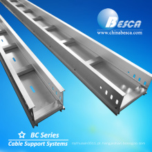 Aluminium AL Cable Tray com tampas de escadas Fabricante
